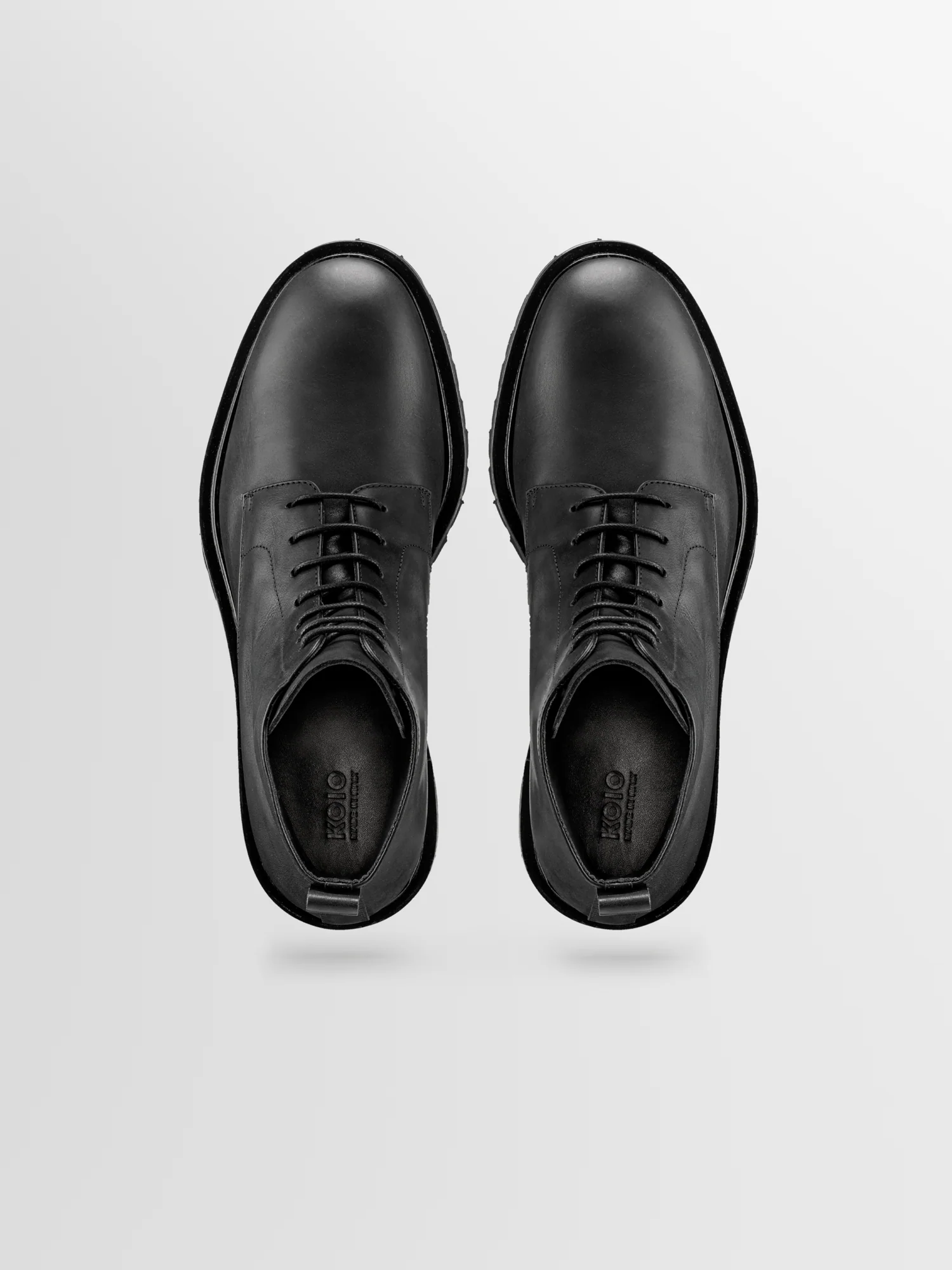 Bergamo Leather Boot in Nero - Image 3
