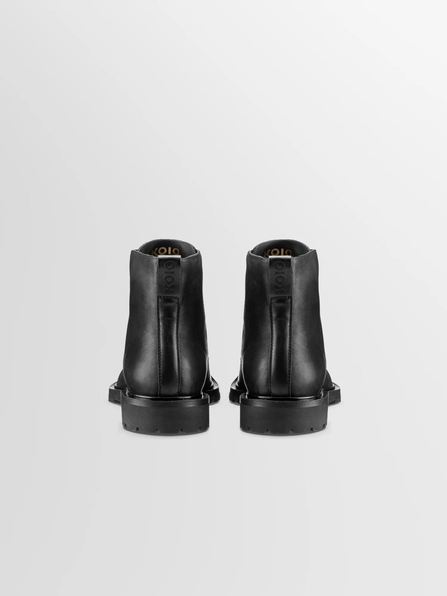 Bergamo Leather Boot in Nero - Image 4