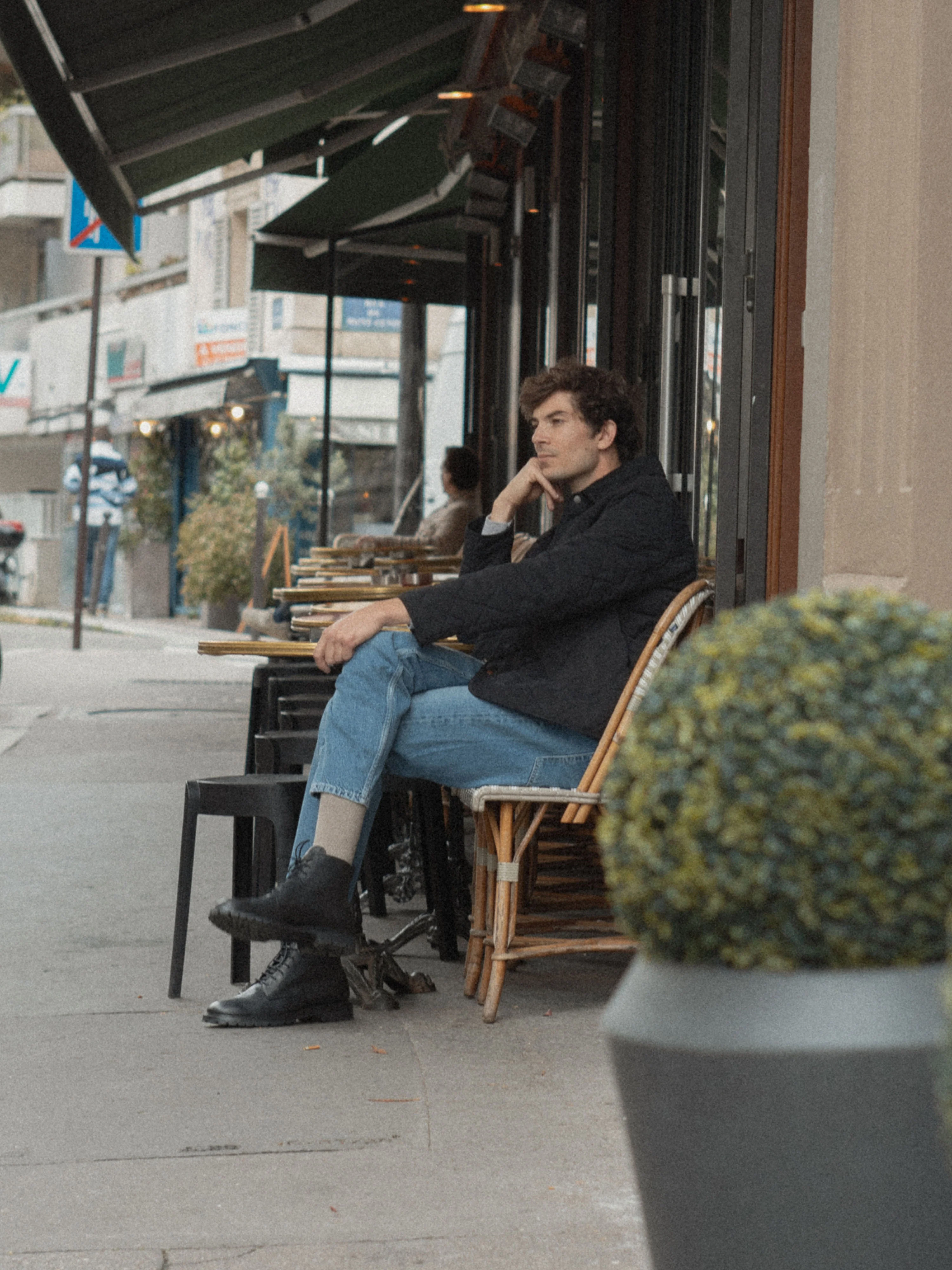 Bergamo Leather Boot in Nero - Image 7