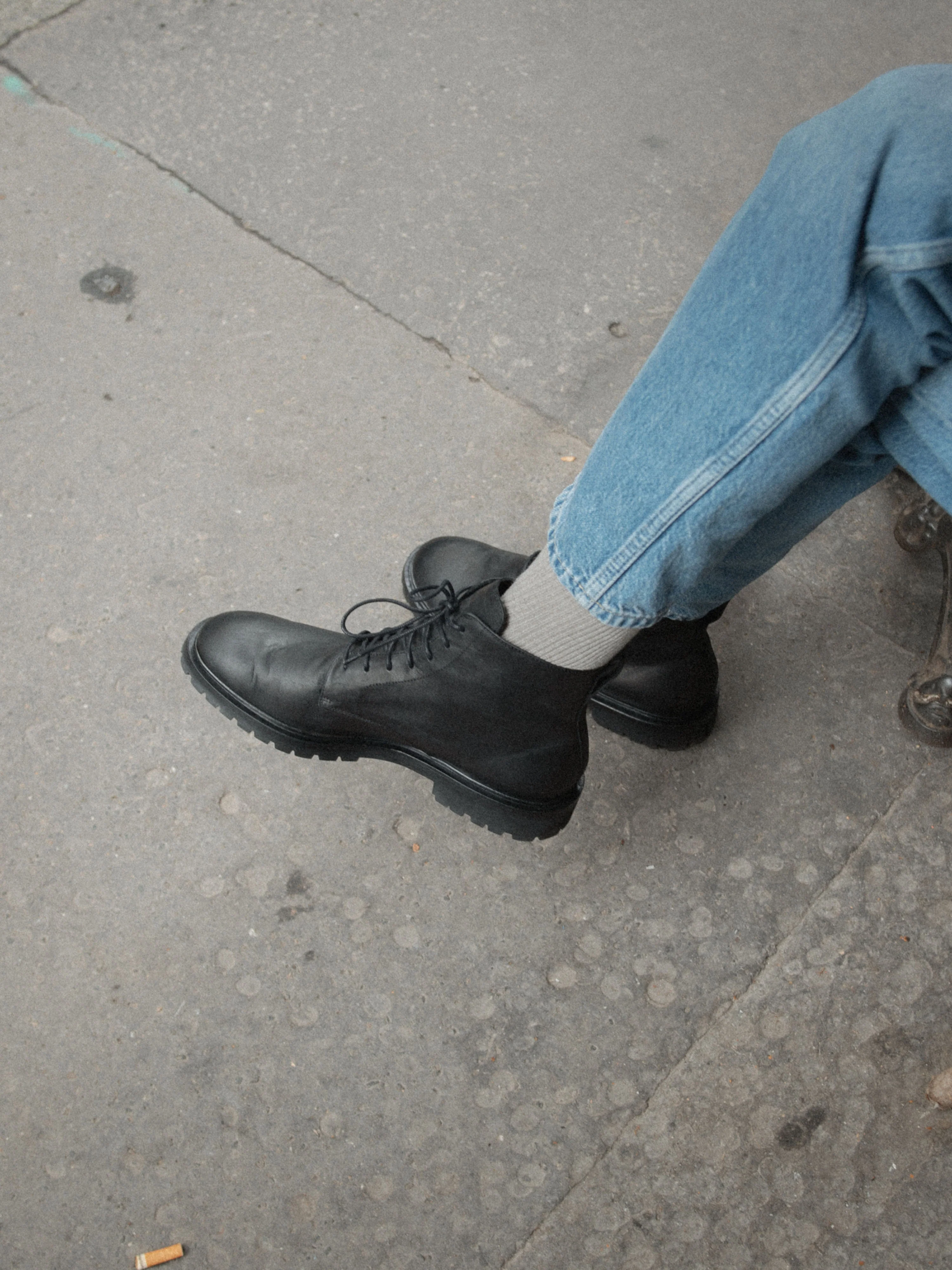 Bergamo Leather Boot in Nero - Image 8