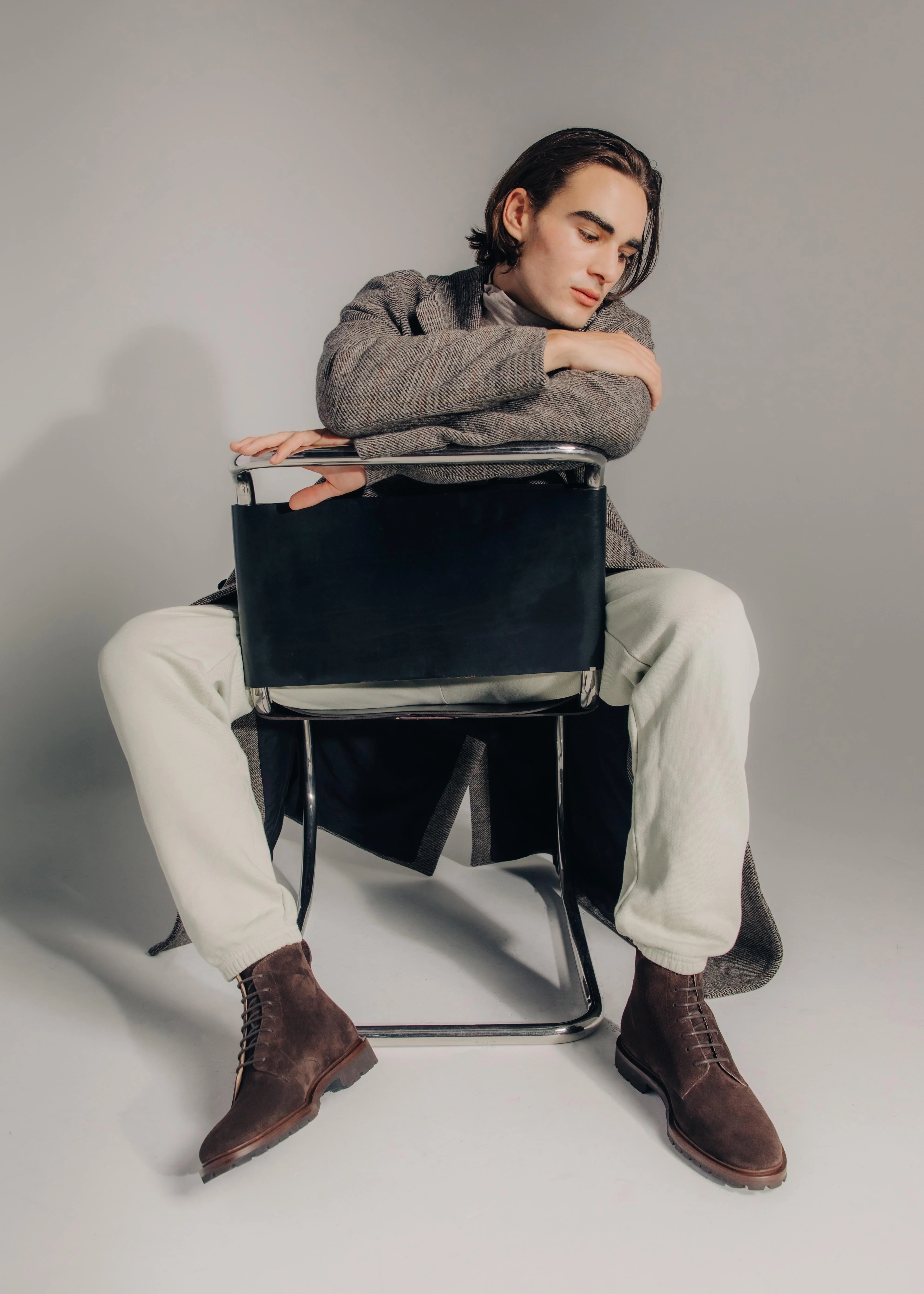 Bergamo Suede Boot in Root - Image 7