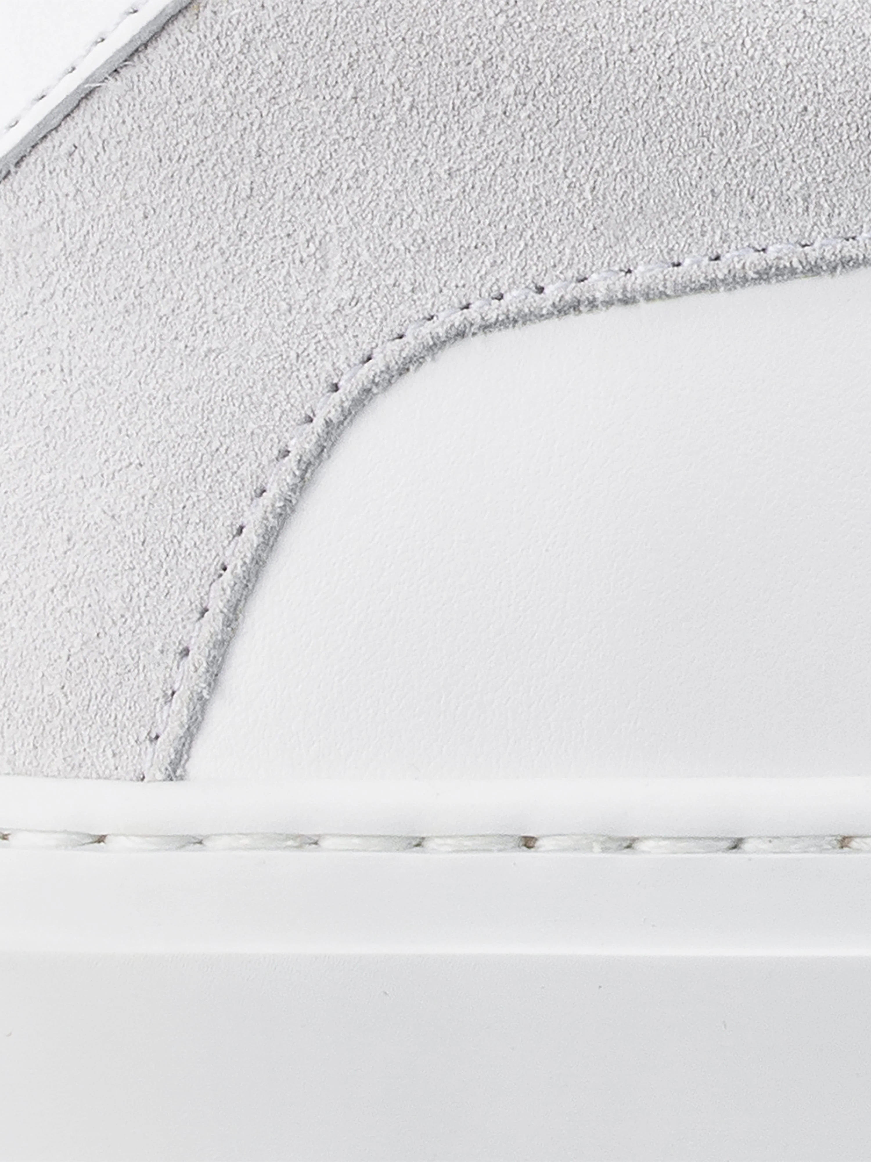 Capri Leather & Suede Sneaker in Avorio - Image 6