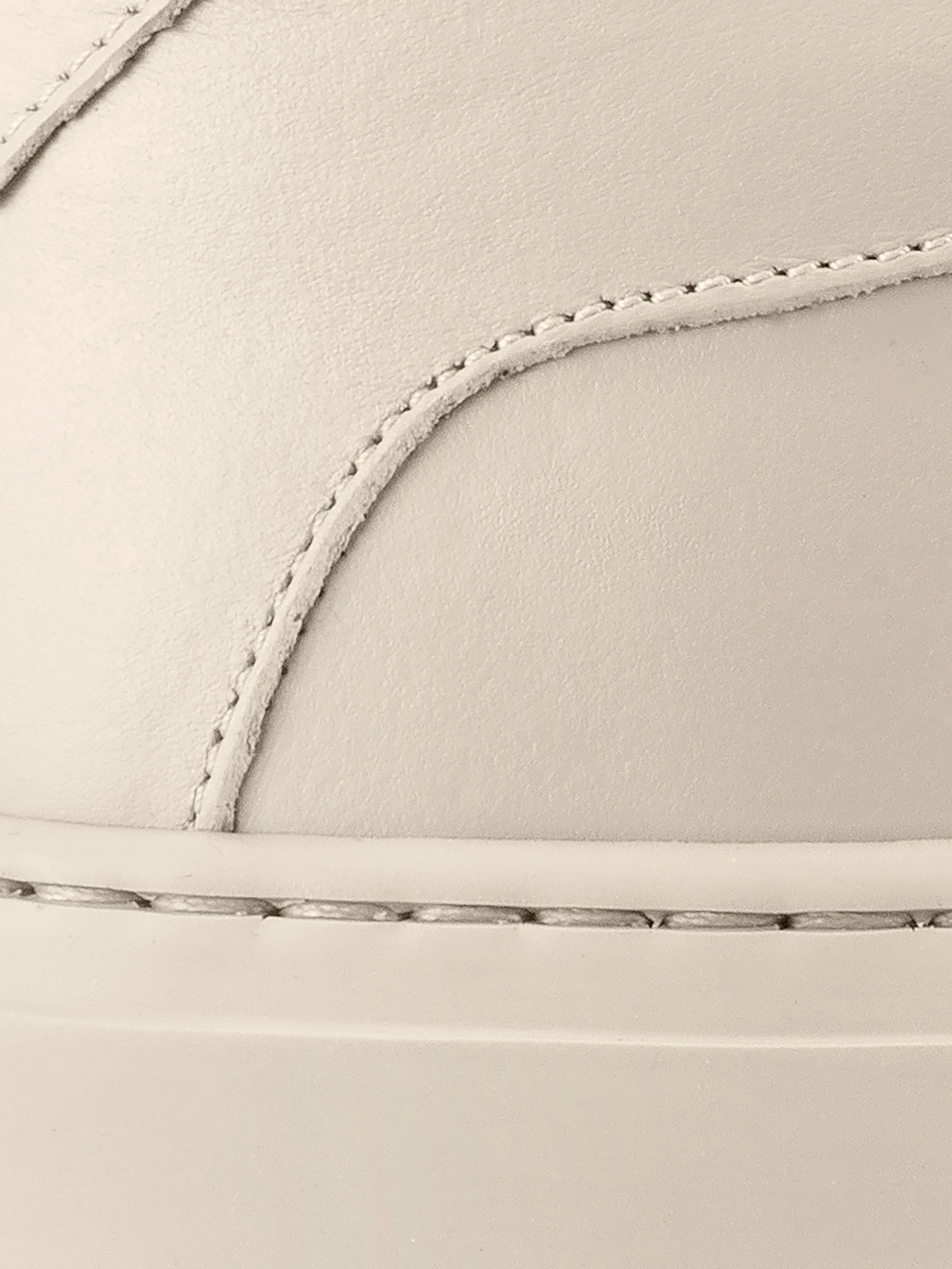 Capri Leather Sneaker in Limestone - Image 6