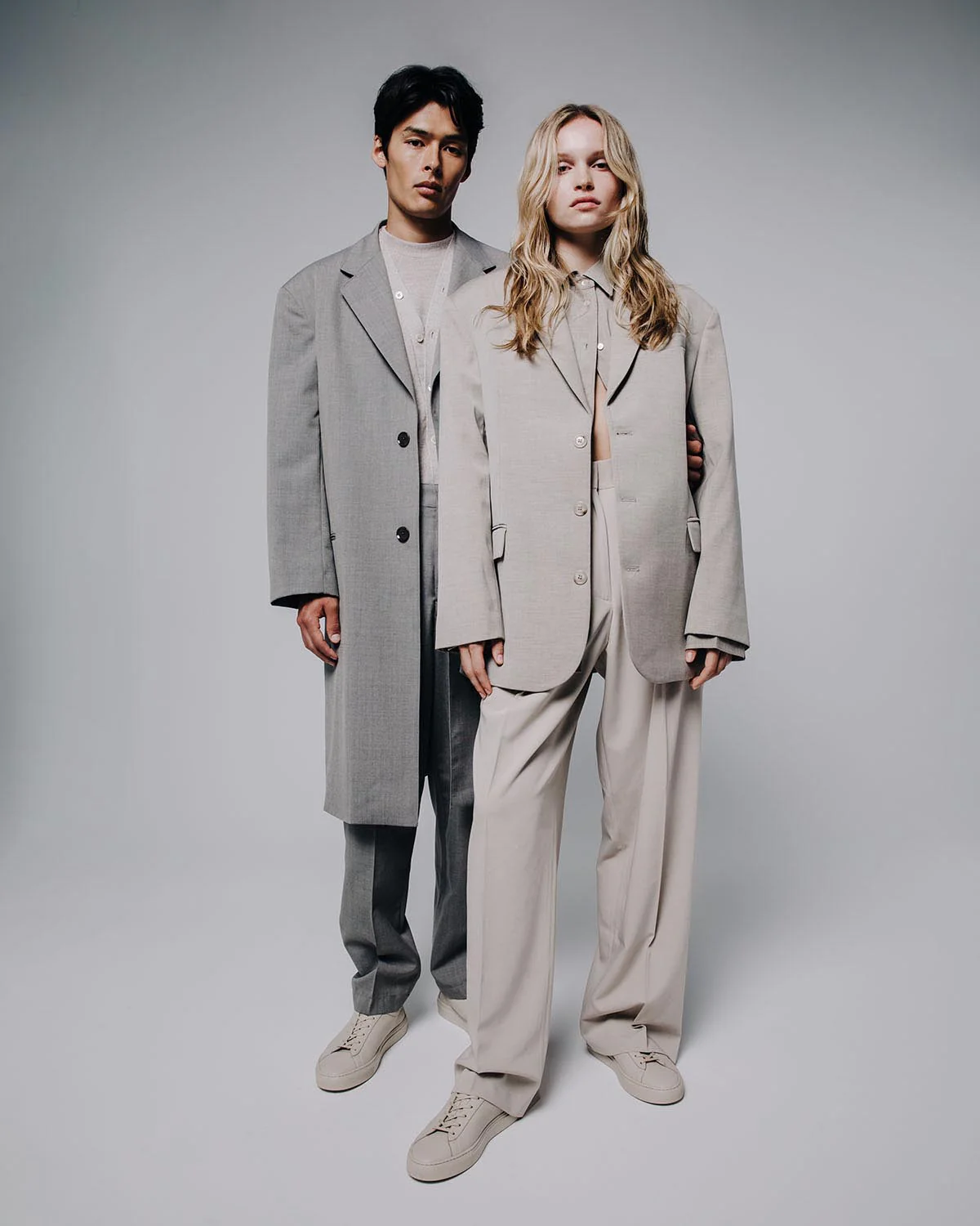 Capri Leather Sneaker in Limestone - Image 7