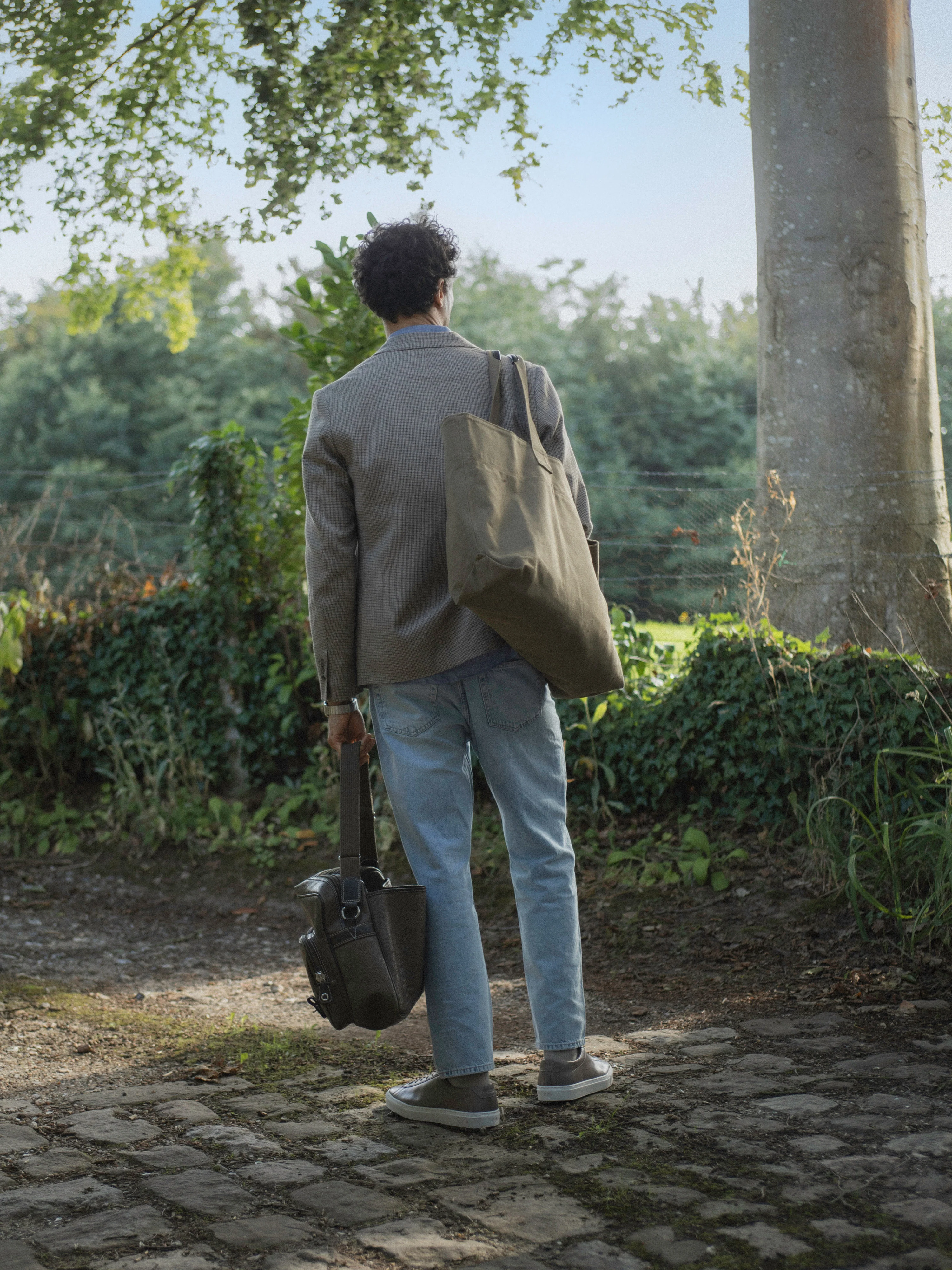 Capri Leather Sneaker in Tundra - Image 8