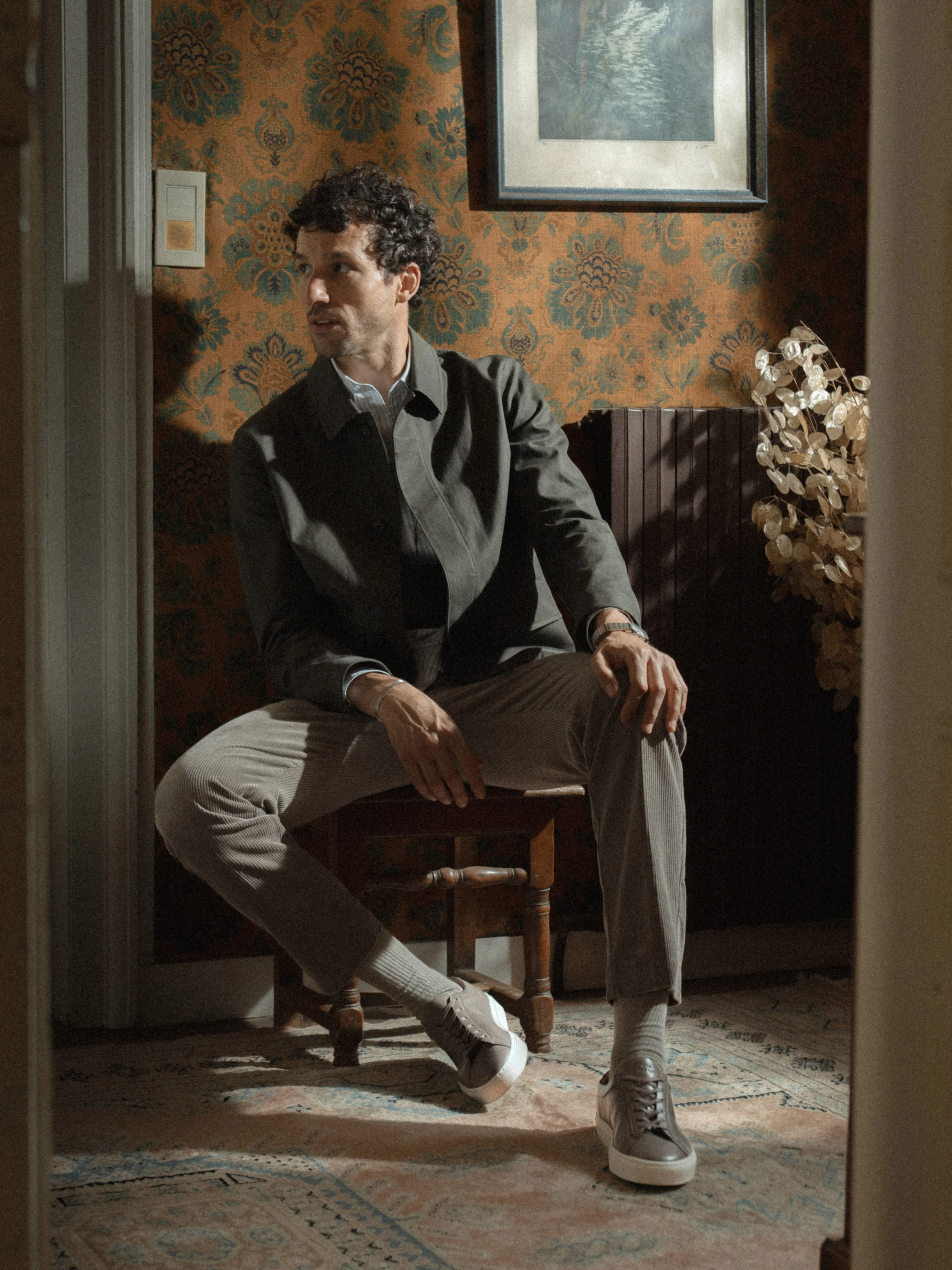 Capri Leather Sneaker in Tundra - Image 9