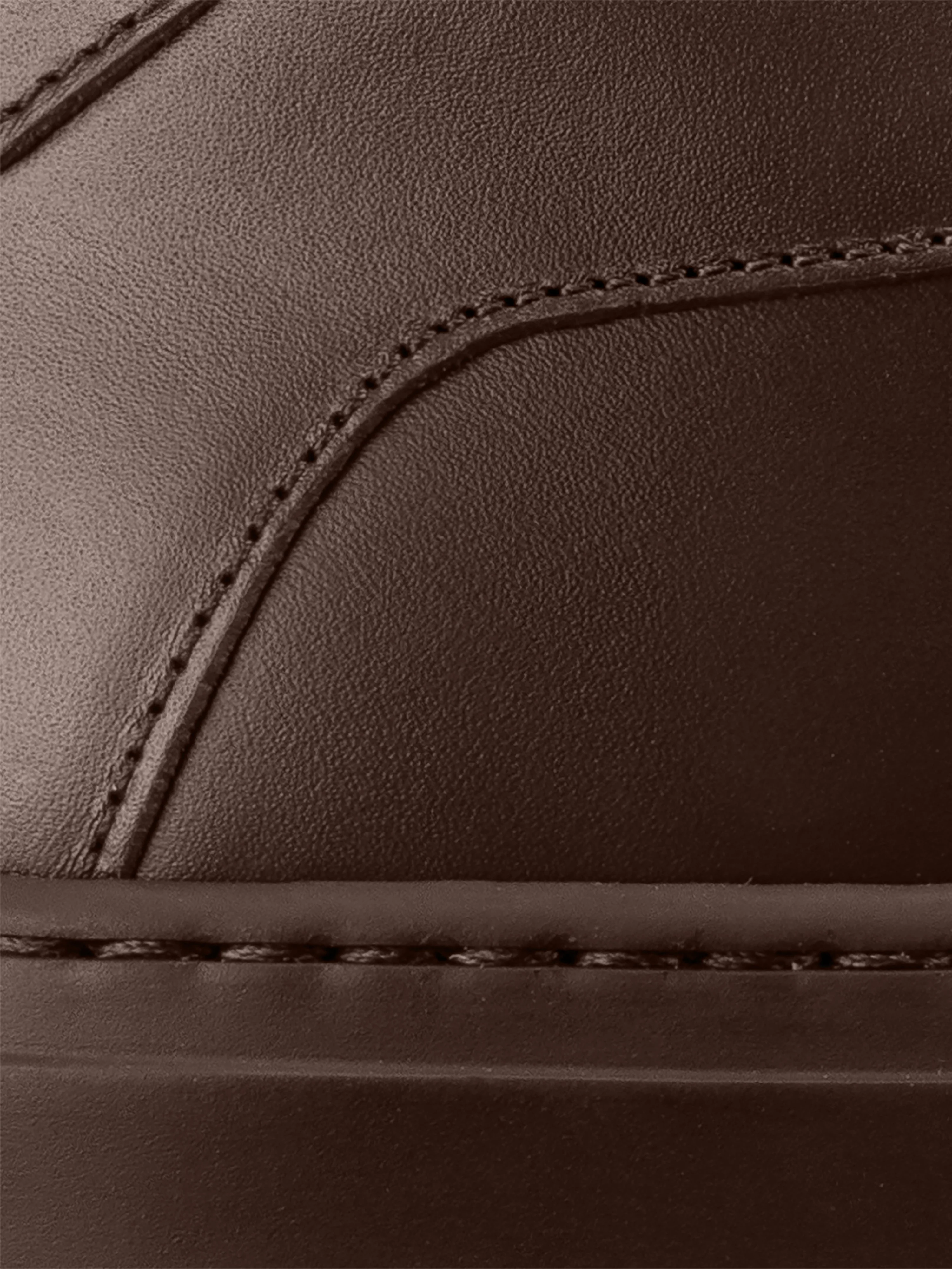 Capri Leather Sneaker in Mocha - Image 5