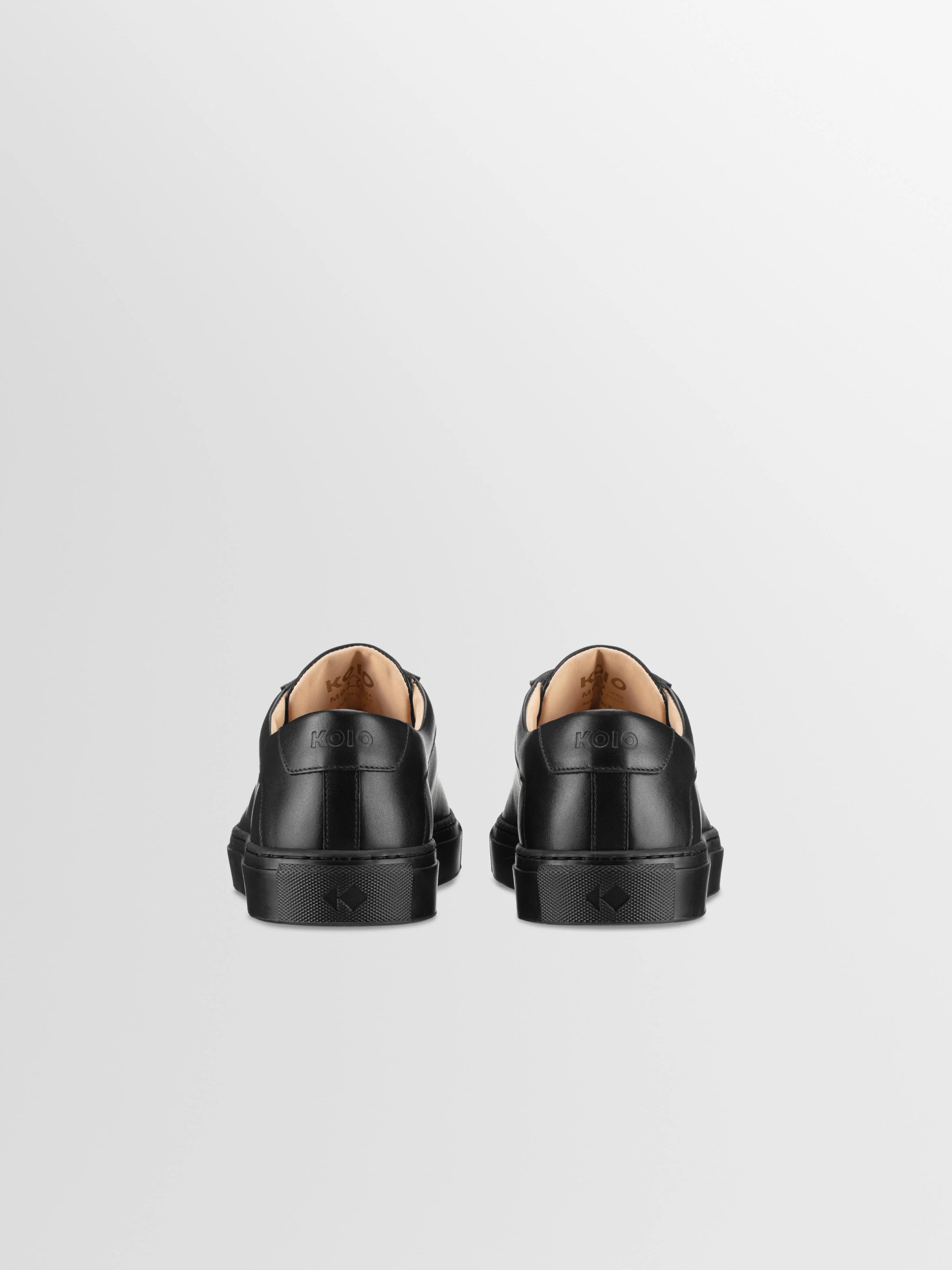 Capri Leather Sneaker in Nero - Image 4