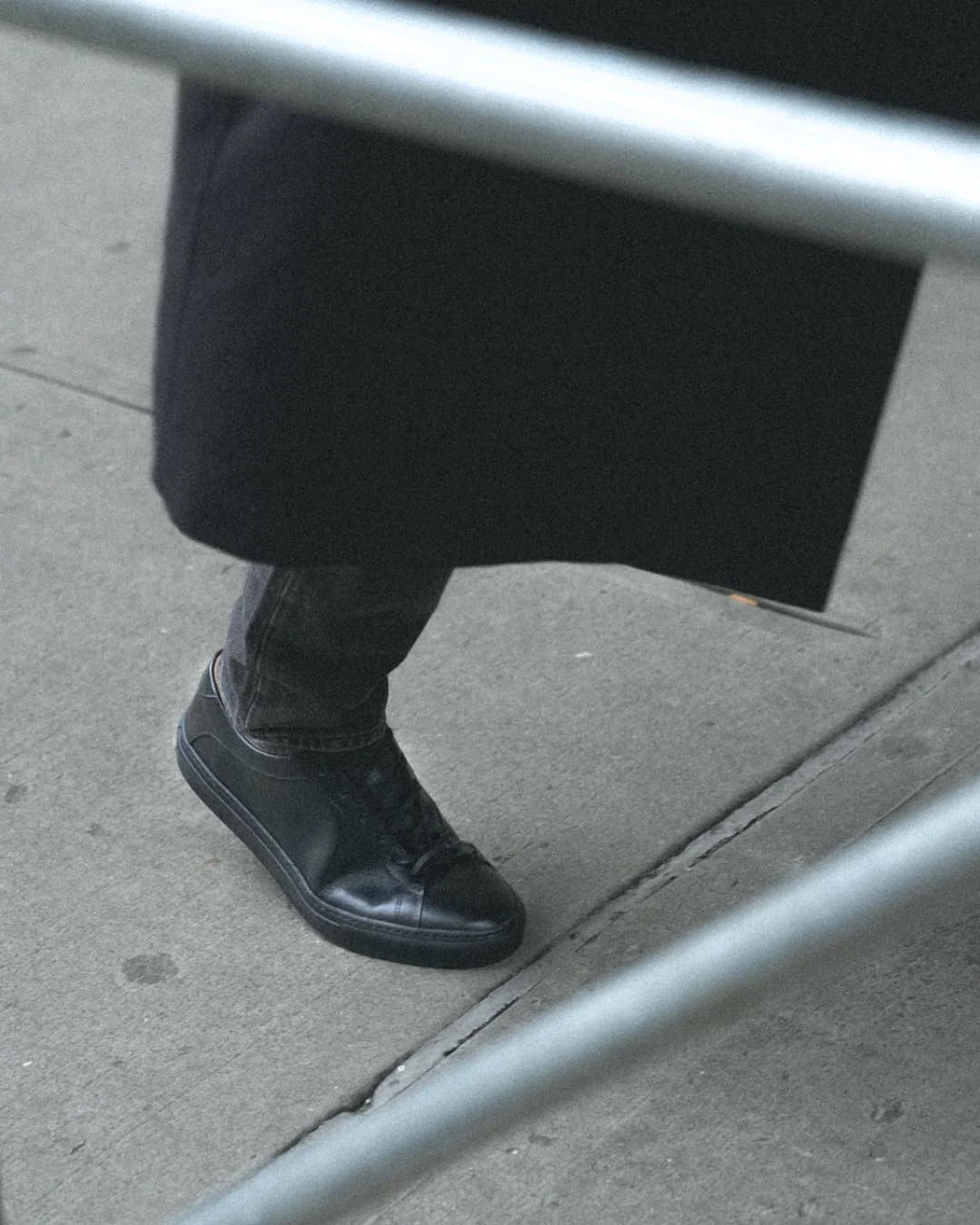 Capri Leather Sneaker in Nero - Image 7