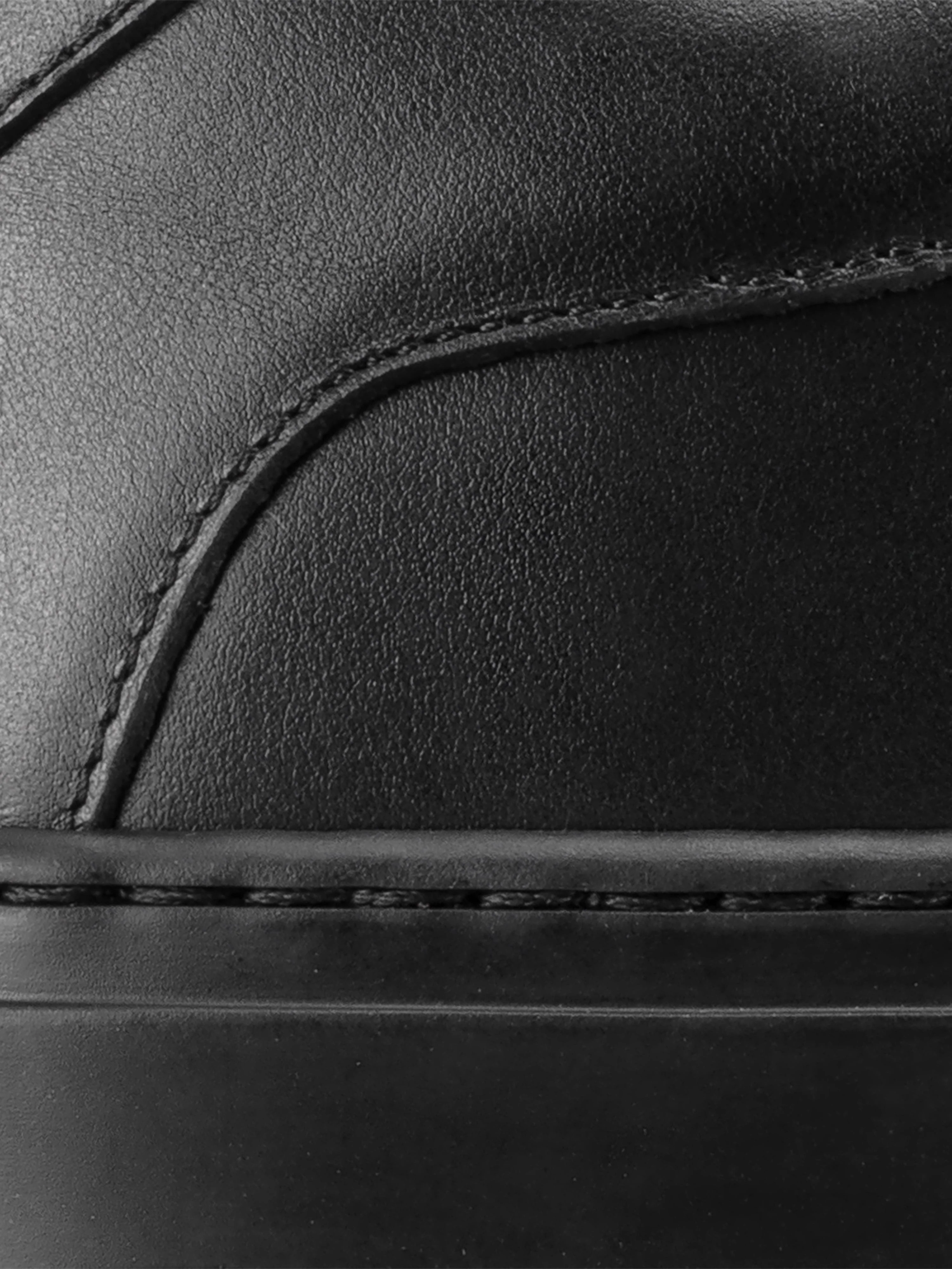 Capri Leather Sneaker in Nero - Image 5