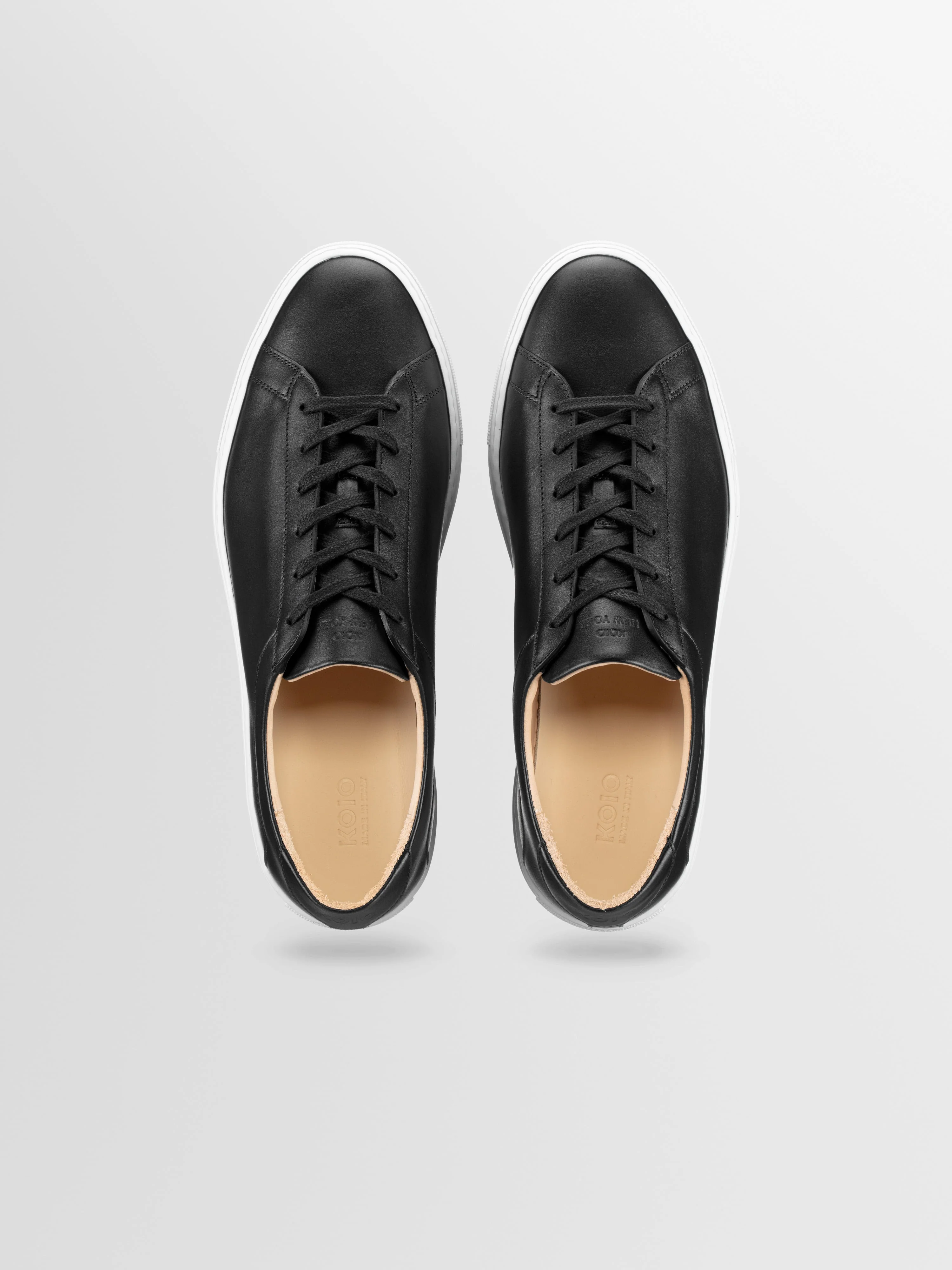 Capri Leather Sneaker in Onyx - Image 3