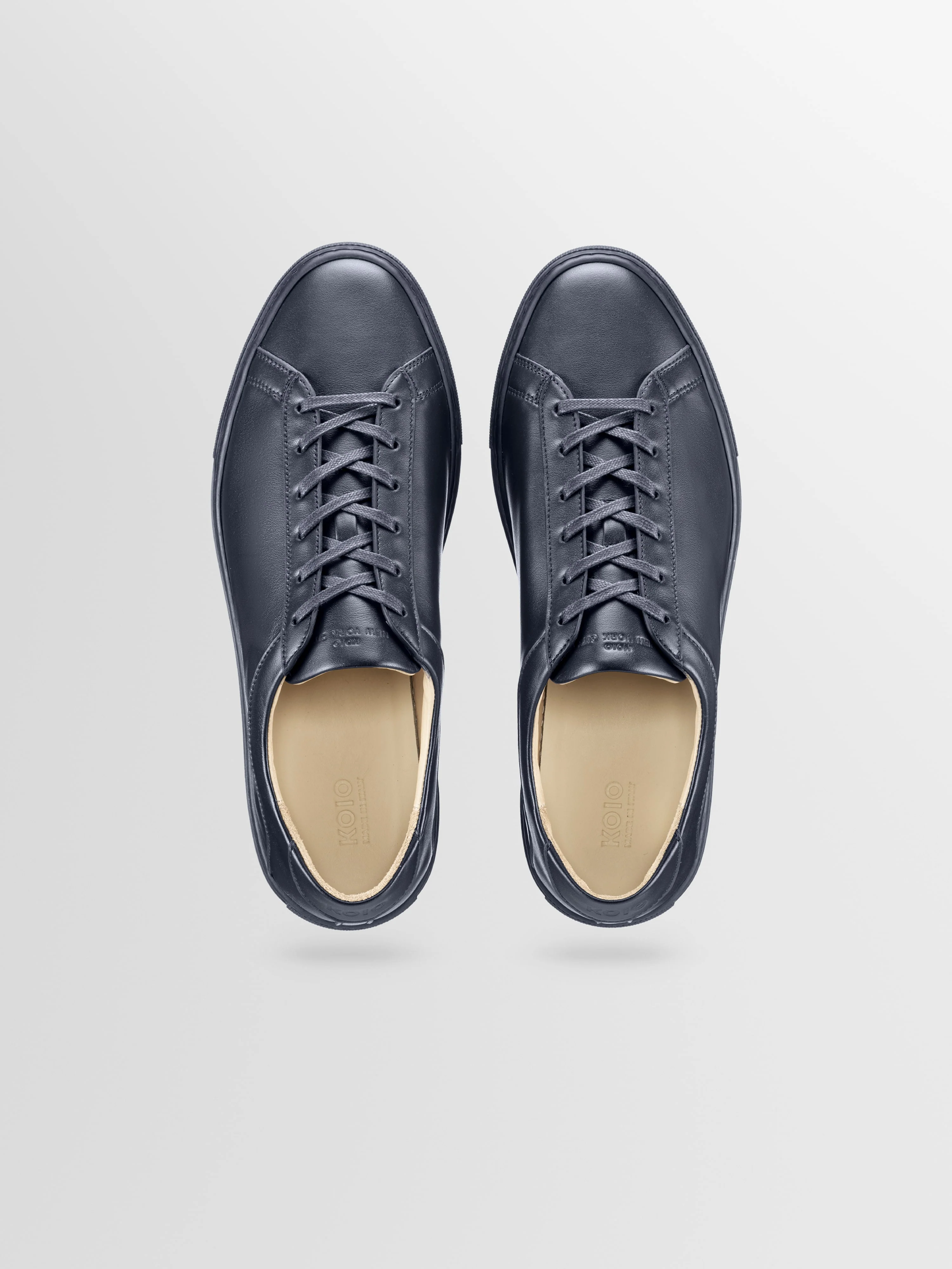 Capri Leather Sneaker in Space - Image 3