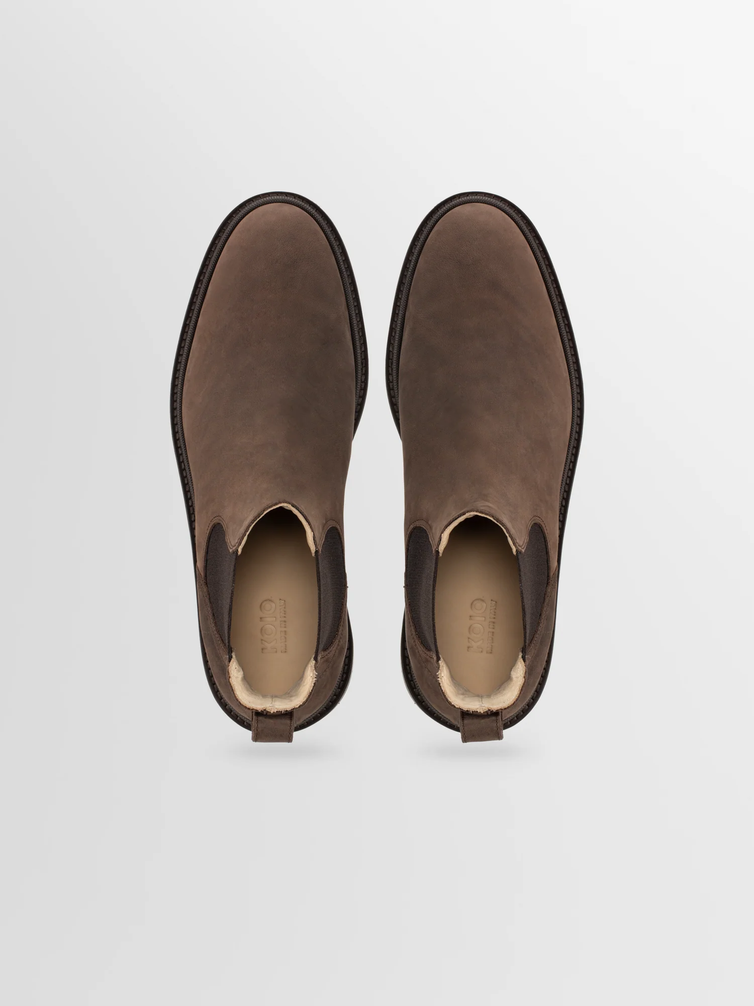 Fermo Nubuck Boot in Chocolate - Image 3