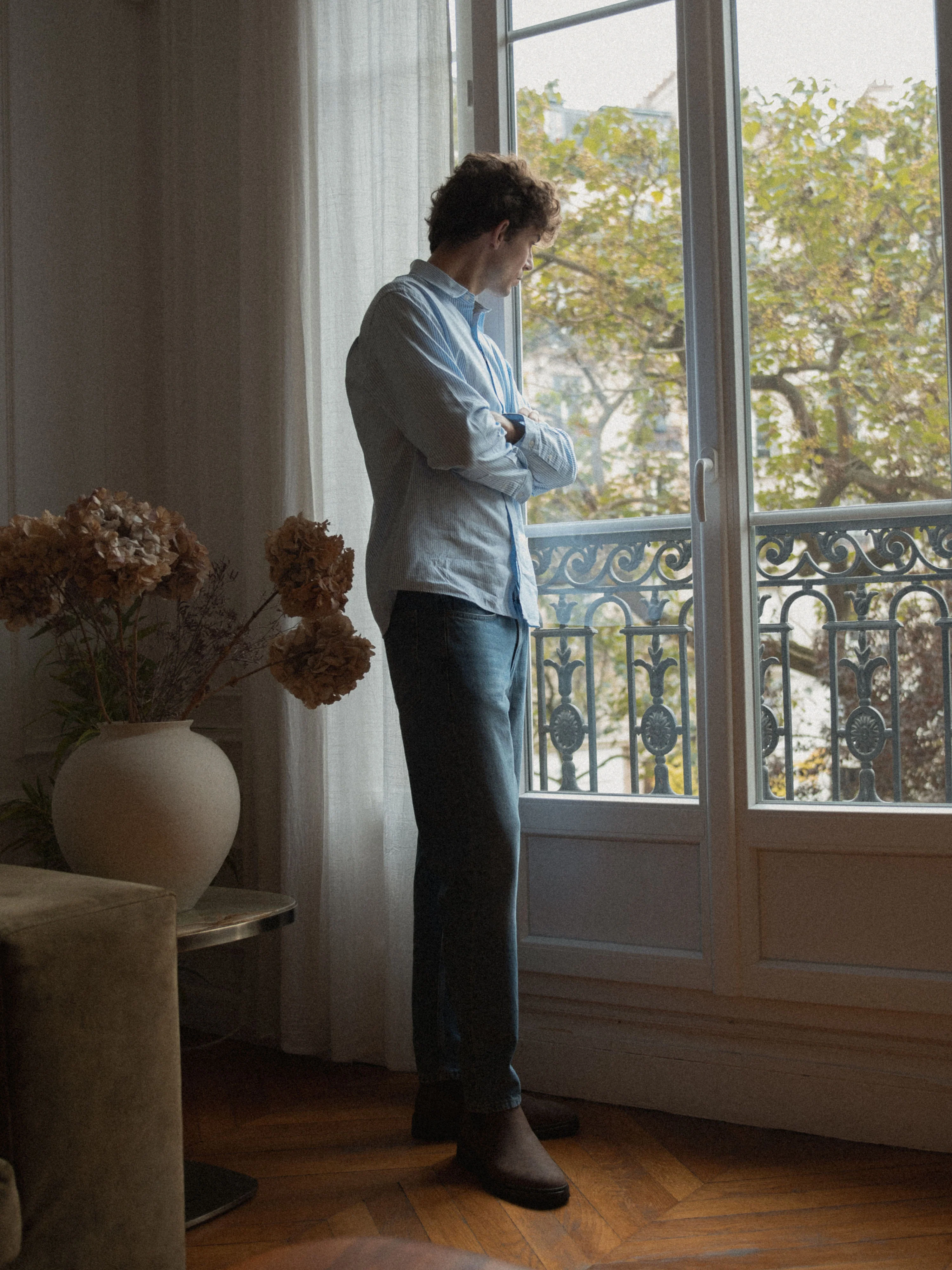 Fermo Nubuck Boot in Chocolate - Image 8