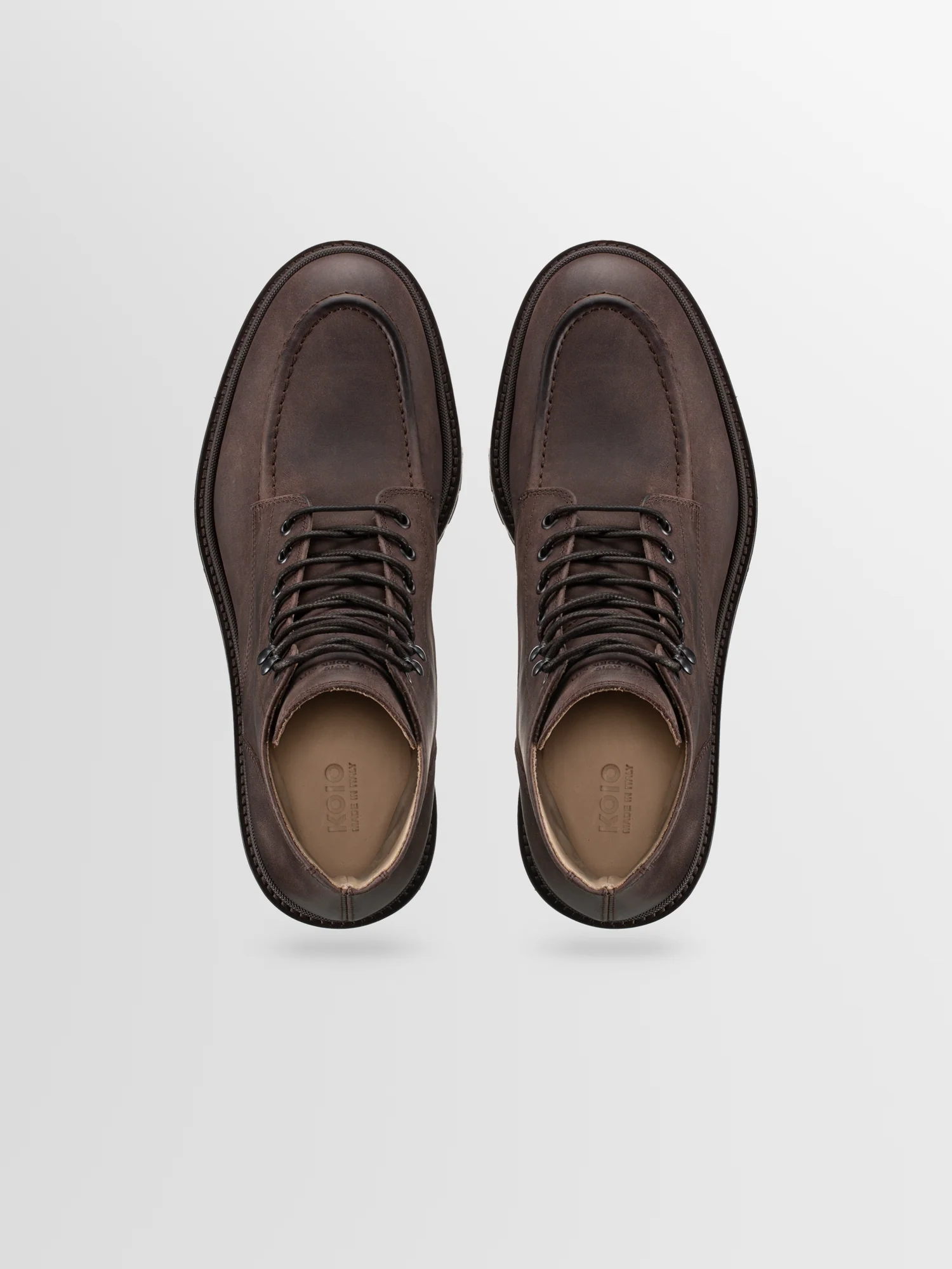 Milo Leather Boot in Chocoloate - Image 3