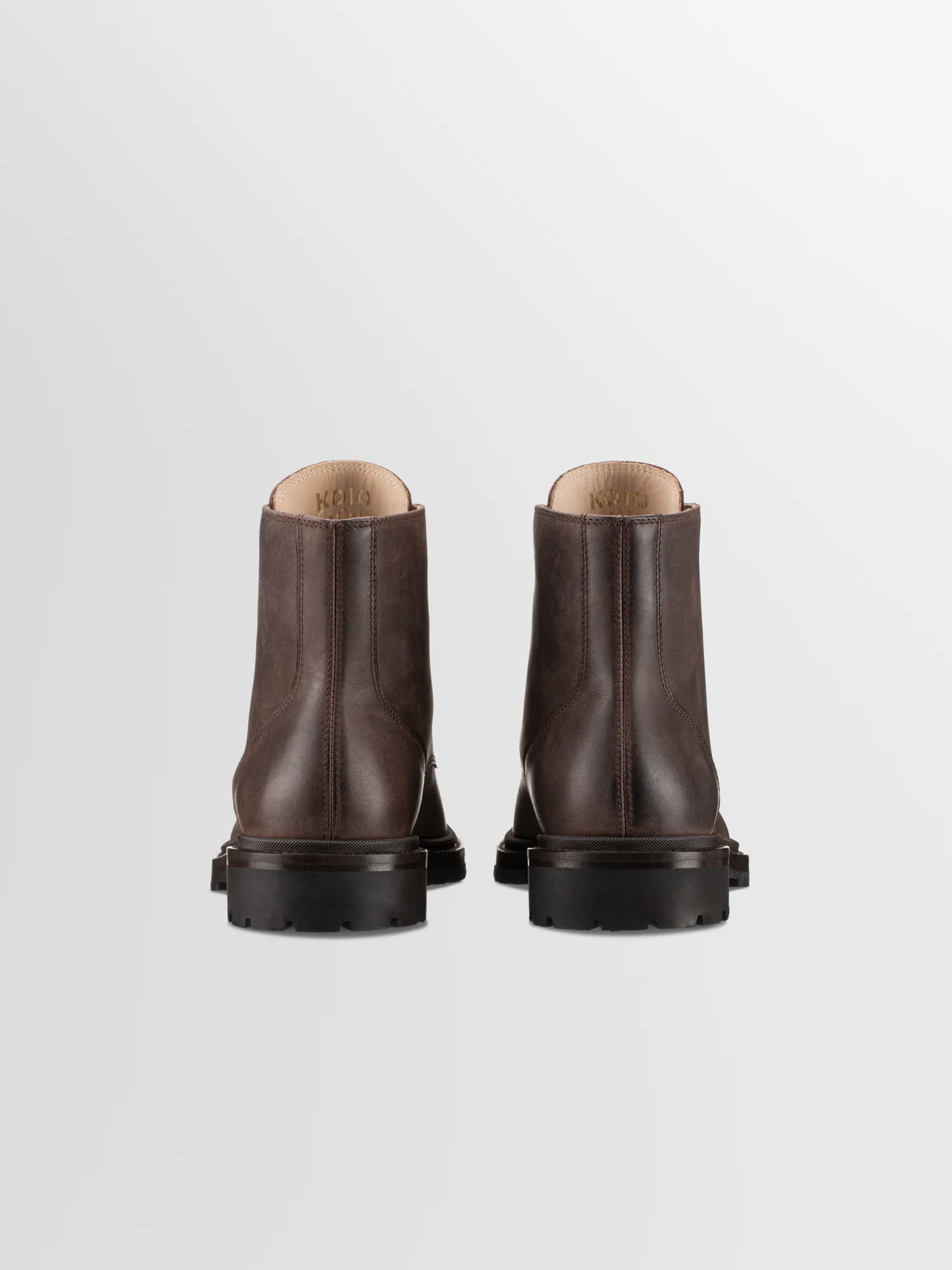 Milo Leather Boot in Chocoloate - Image 4