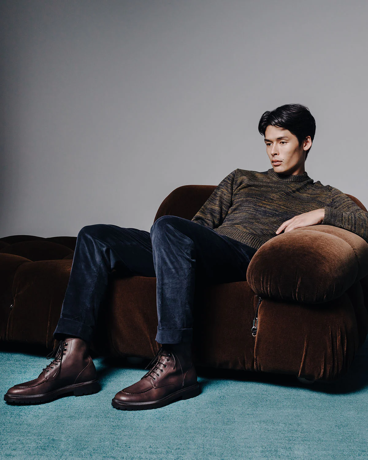 Milo Leather Boot in Chocoloate - Image 7