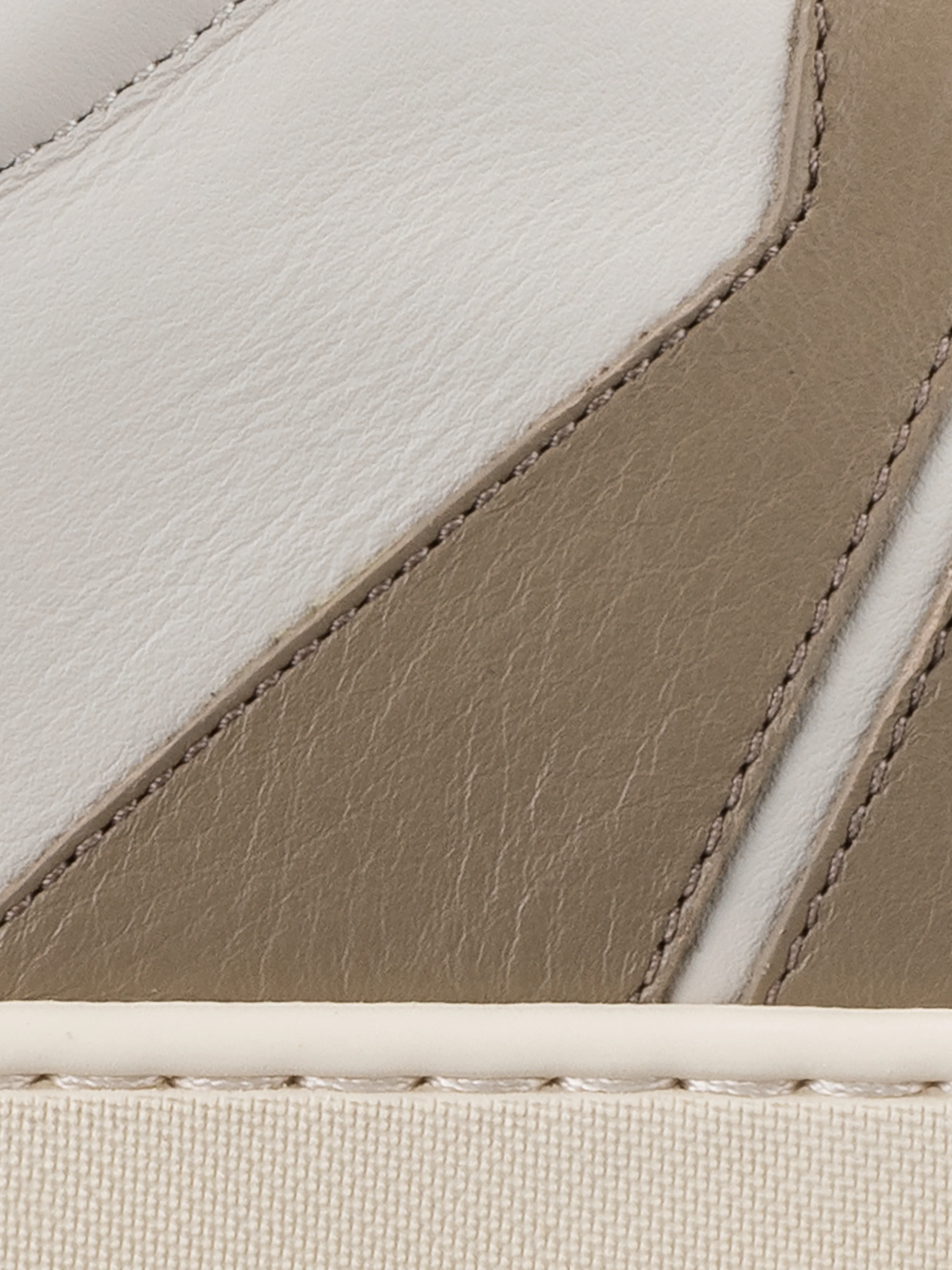 Monza Leather Sneaker in Latte - Image 5