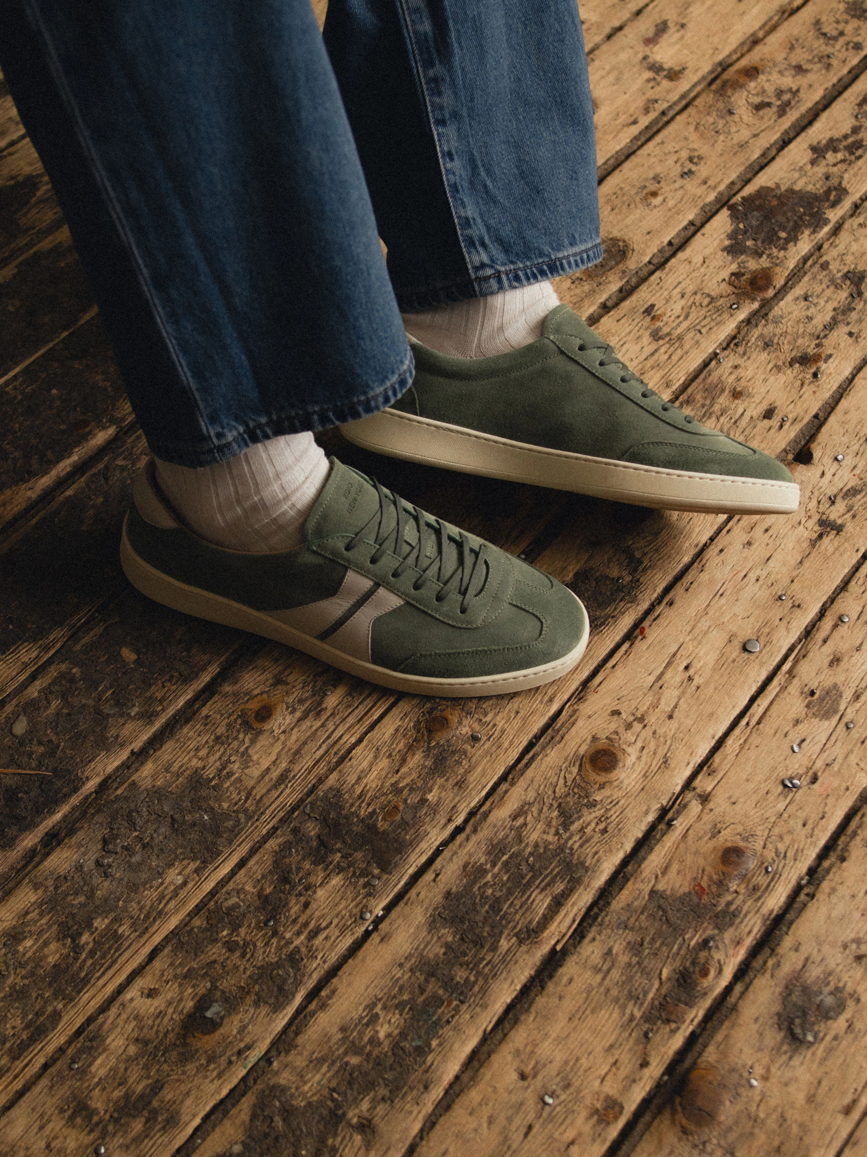 Monza Suede Sneaker in Meadow - Image 8