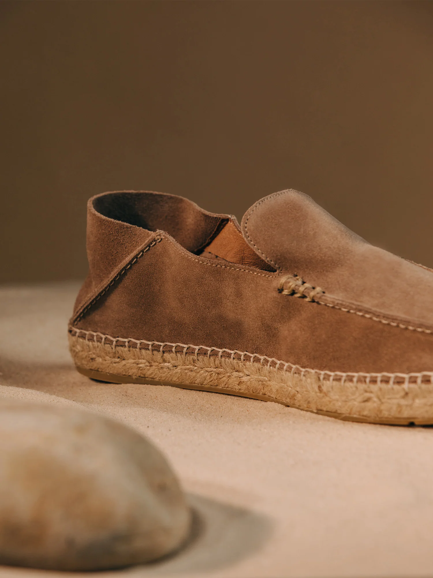 Ostuni Suede Espadrille in Nutmeg - Image 9