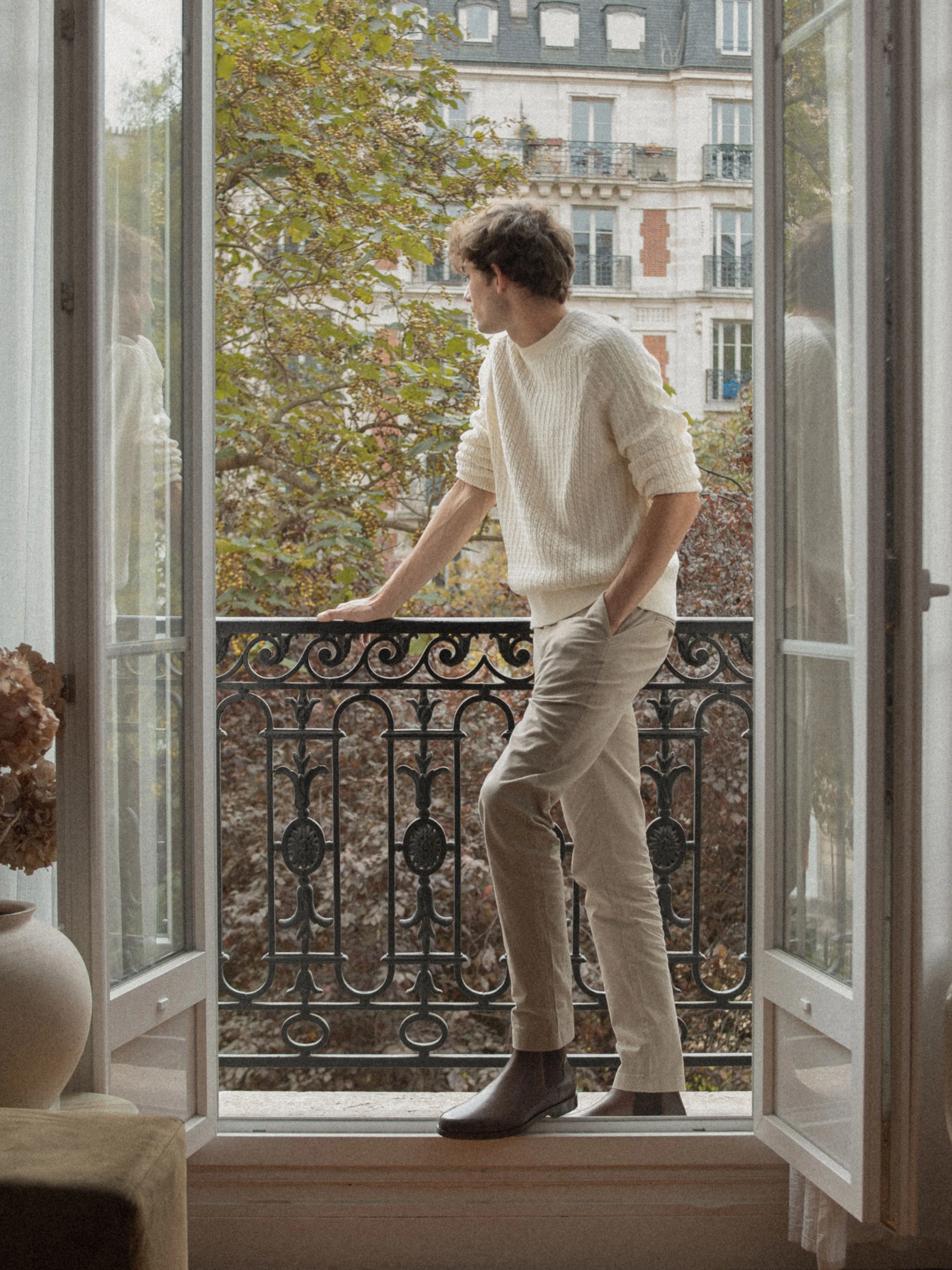 Trento Leather Boot in Brandy - Image 7